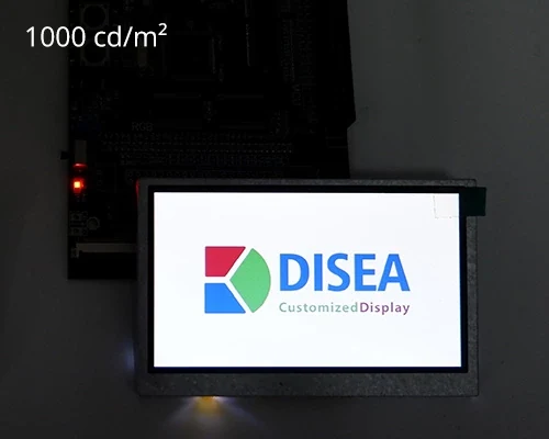 1000 cd per square metre backlight example