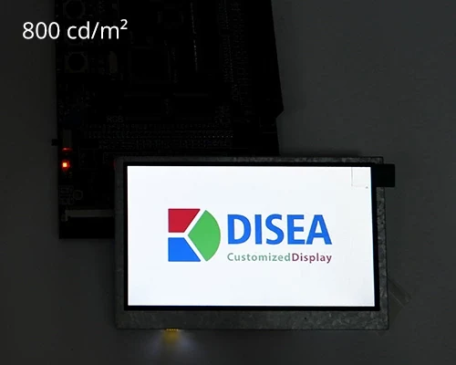 800 cd per square metre backlight example