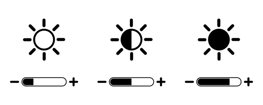 LCM brightness levels