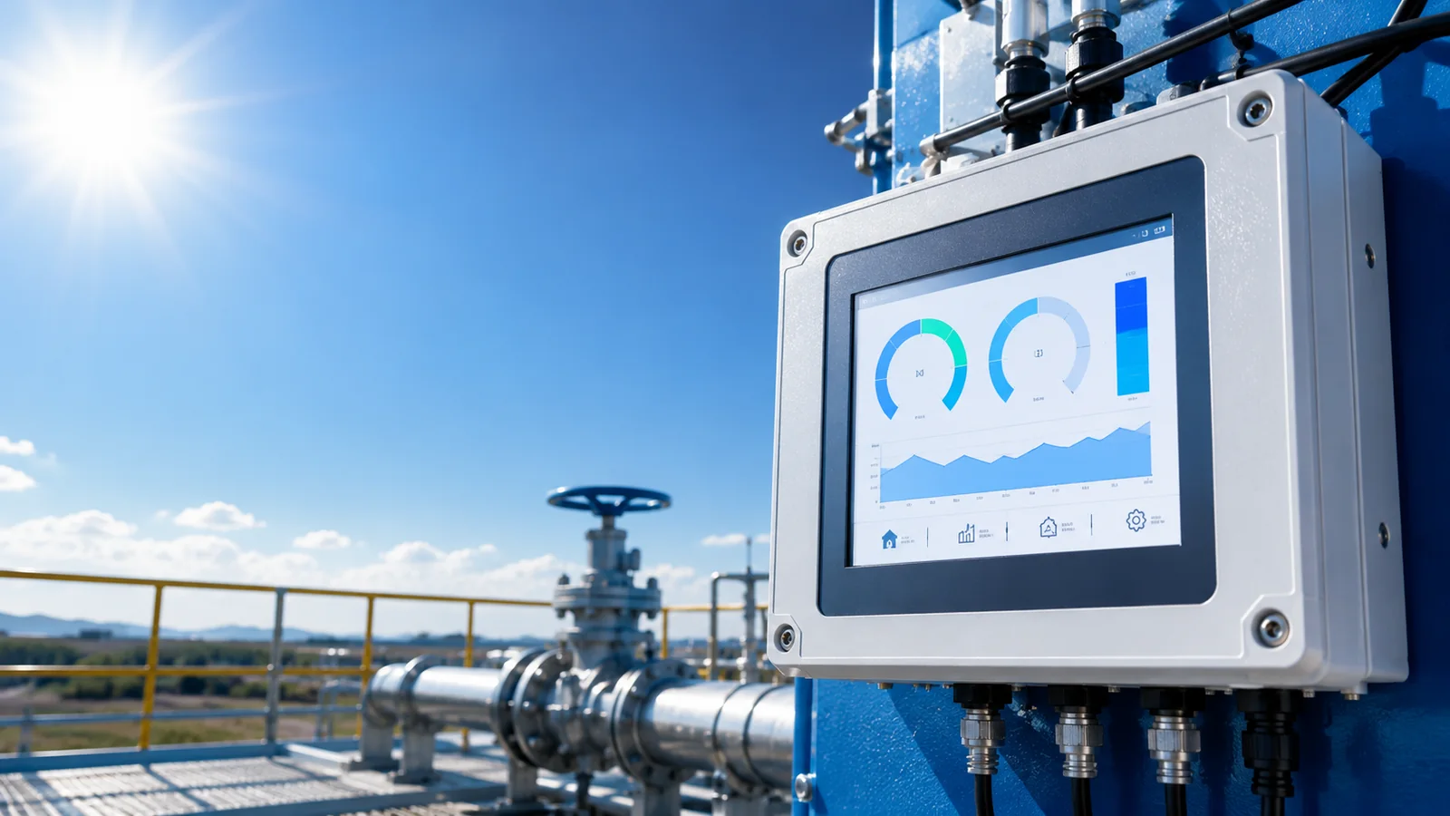 Sunlight-readable high-brightness TFT LCD in outdoor equipment