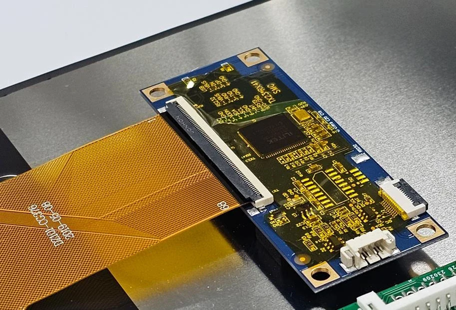 PCB with I2C & USB interface detail