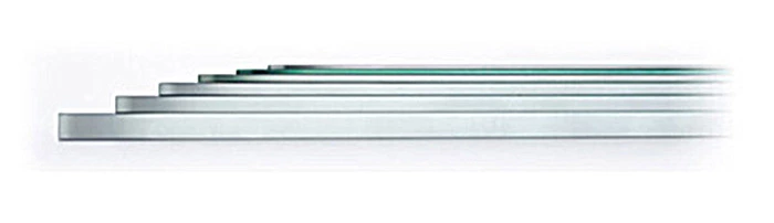 Cover glass with different thicknesses