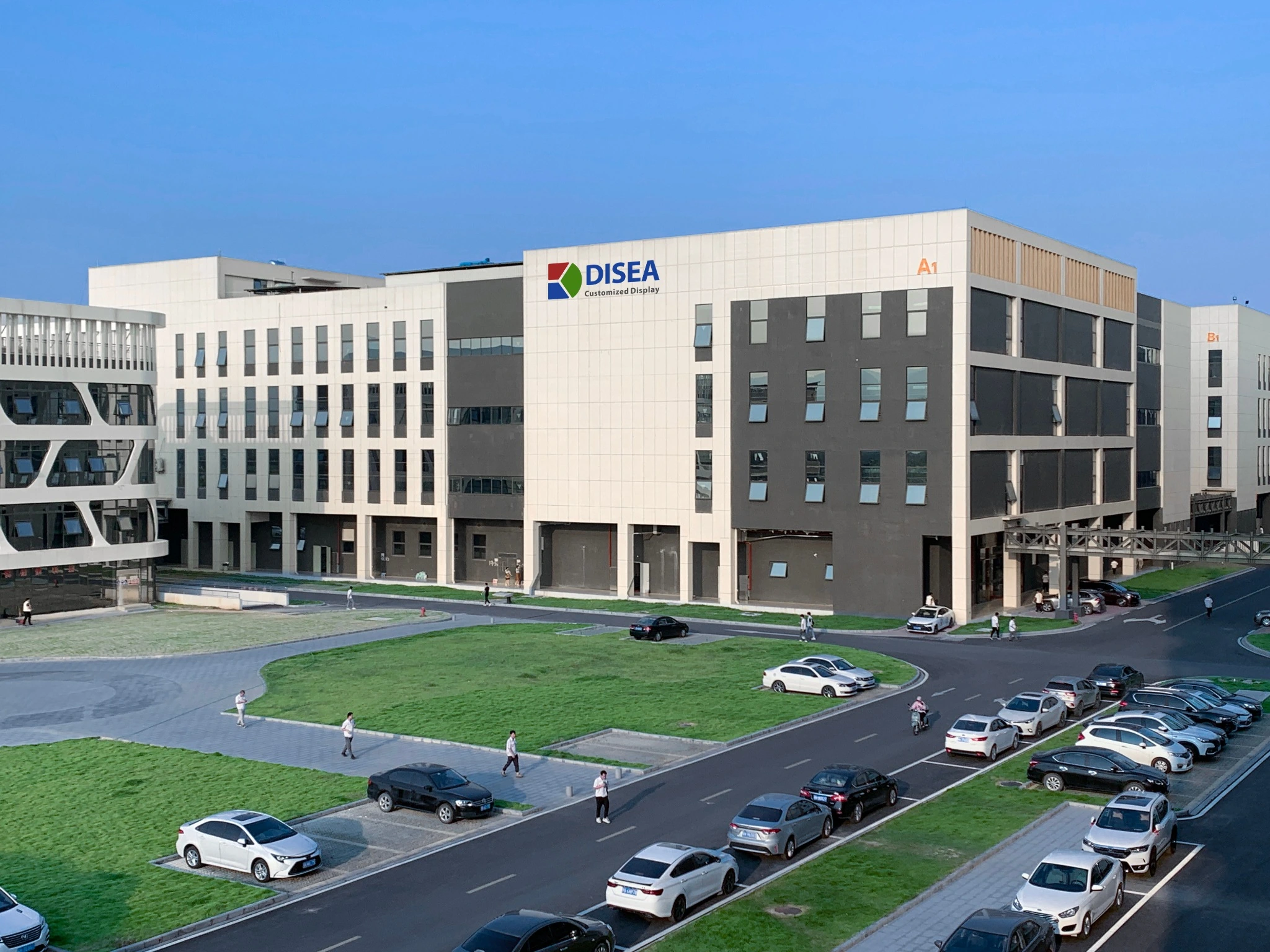 DISEA Electronics factory exterior and manufacturing campus