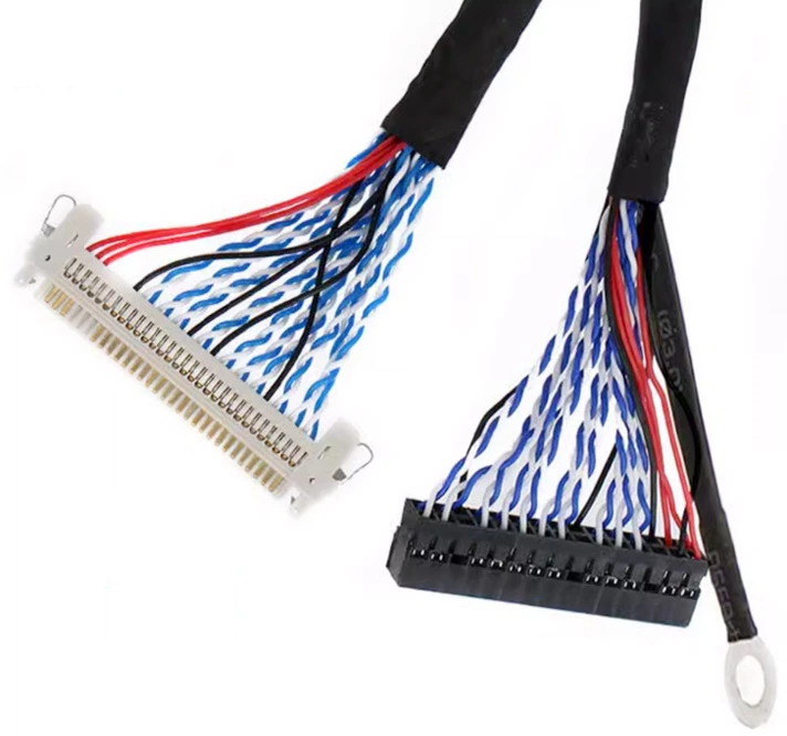 Wire harness with connector and ground