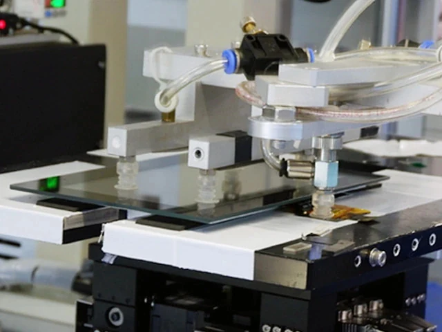 DISEA packing process step 34: LCM Optical Bonding