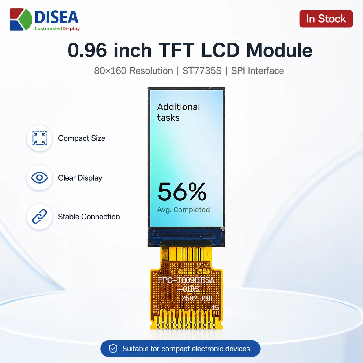 DS-T009HESA-01 0.96 inch 80x160 TFT LCD module
