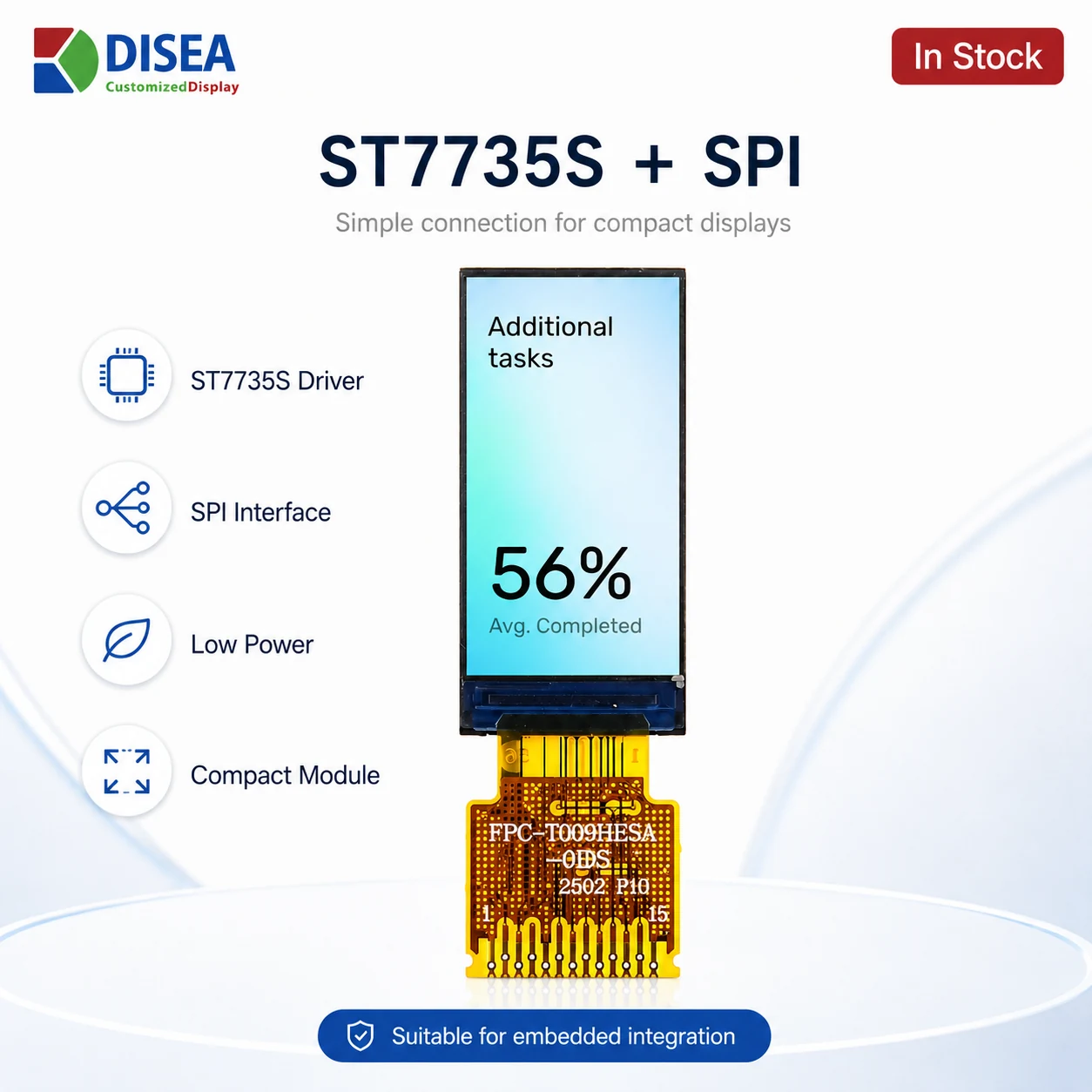 DS-T009HESA-01 ST7735S SPI interface