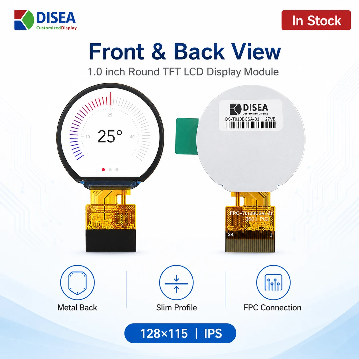 DS-T010BCSA-01 front and back module view