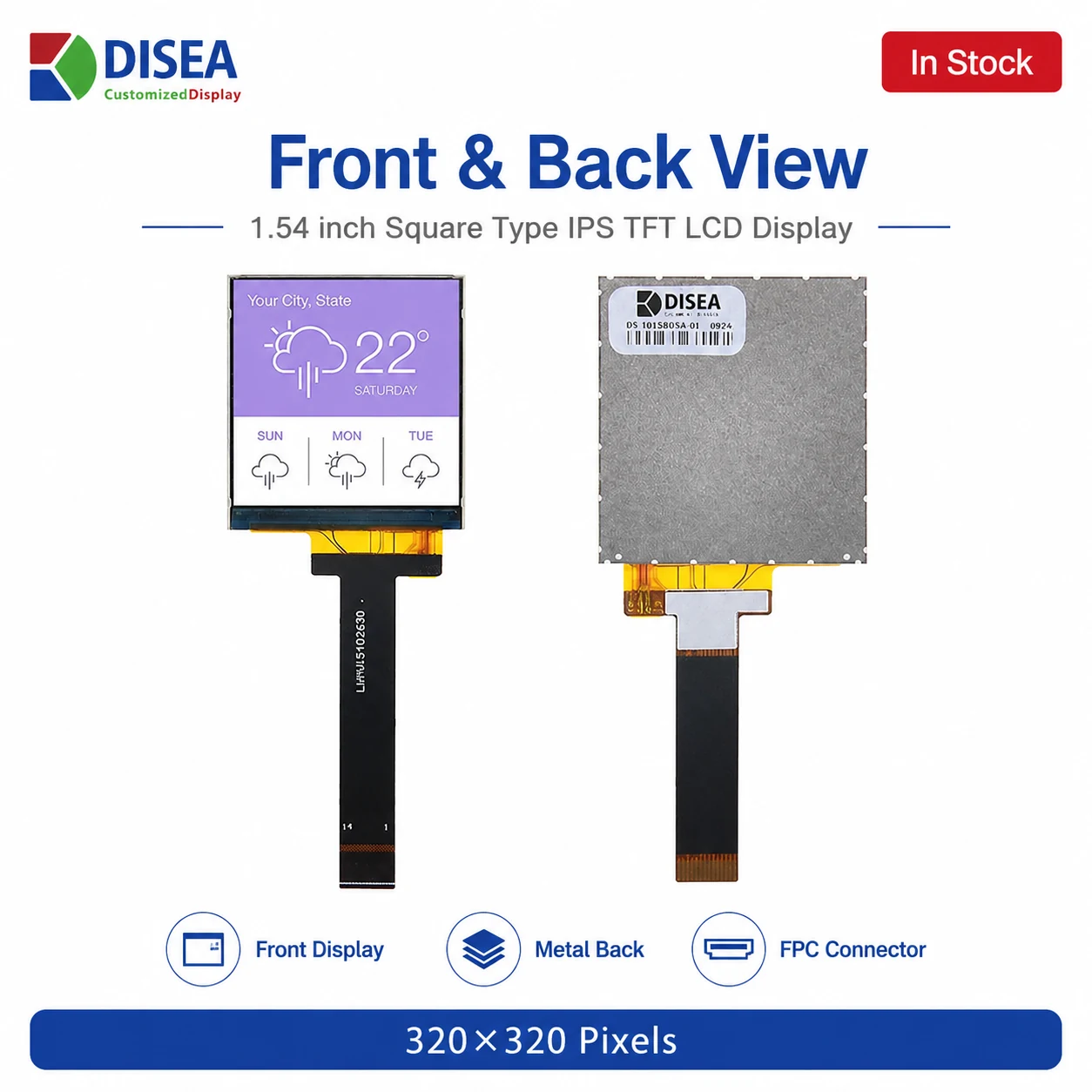 DS-T015BOSA-01 front and back module view