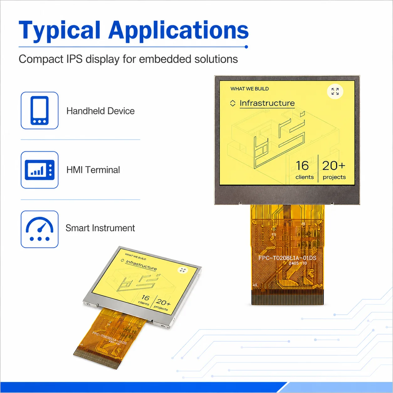 DS-T020BLIA-01 typical applications