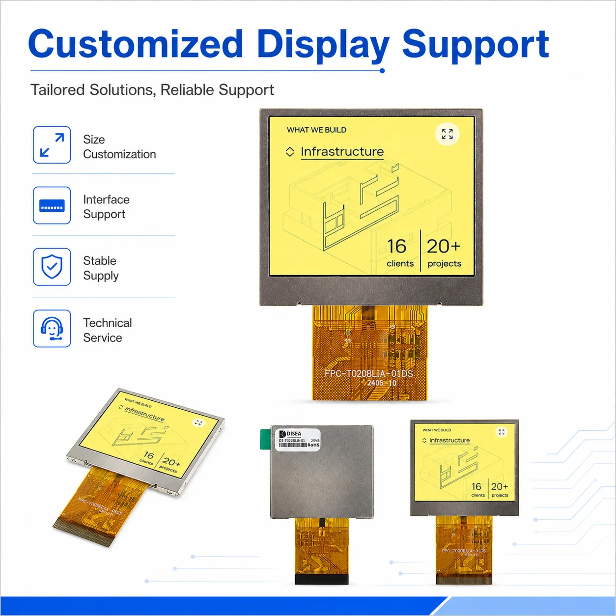 DS-T020BLIA-01 customization support