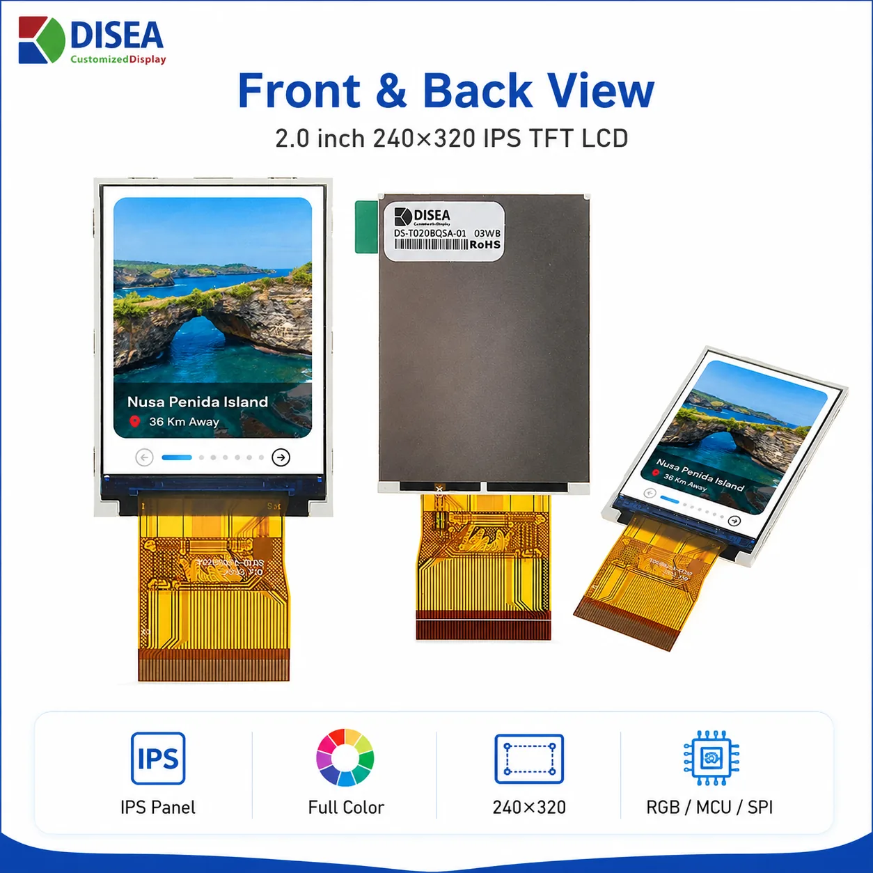 DS-T020BQSA-01 front and back view