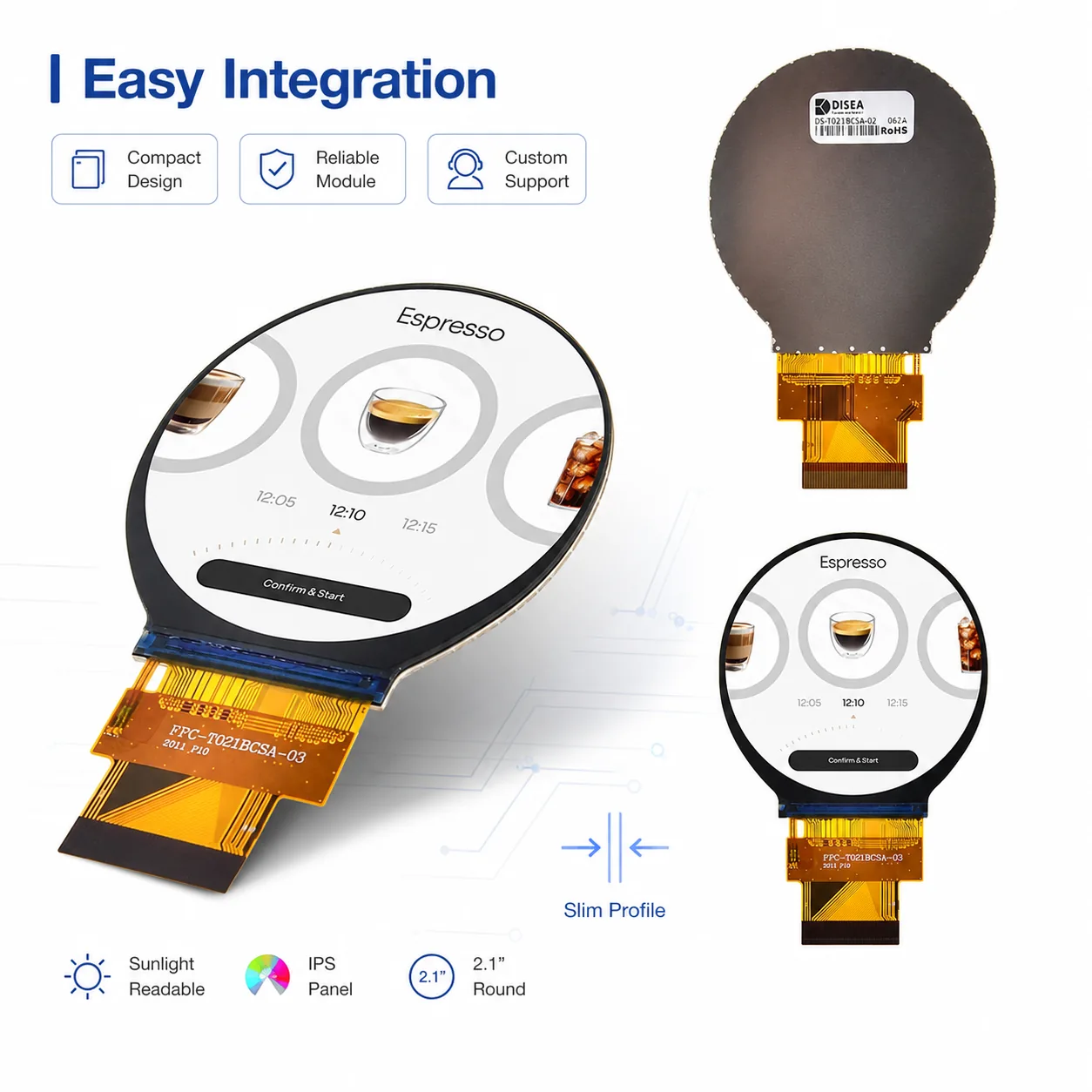 DS-T021BCSA-02 integration features