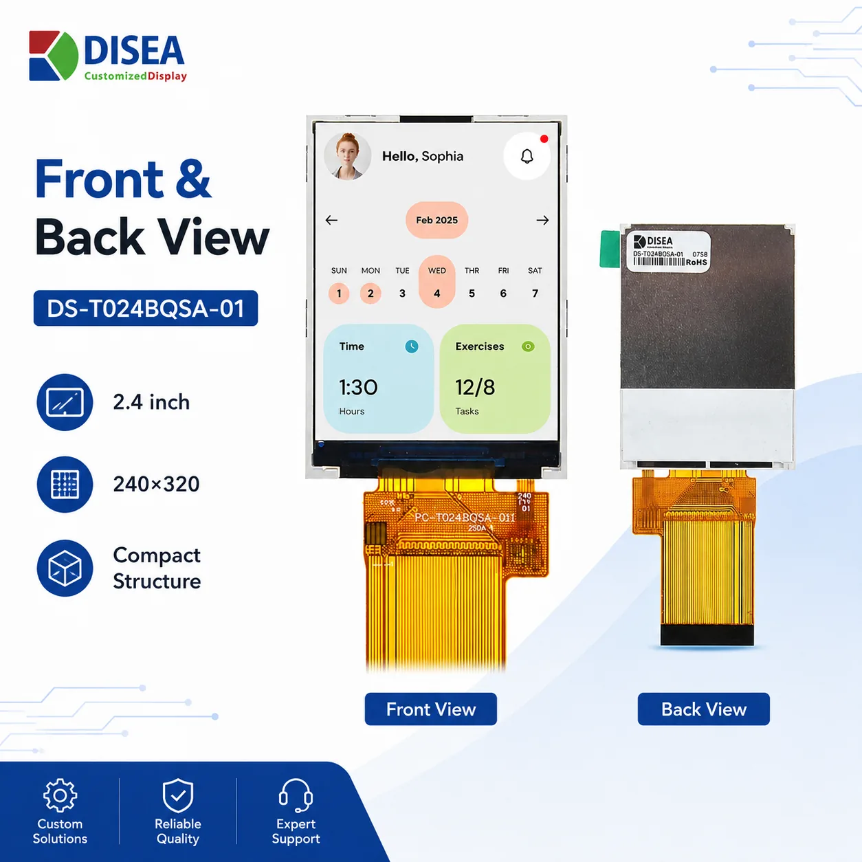 DS-T024BQSA-01 front and back view